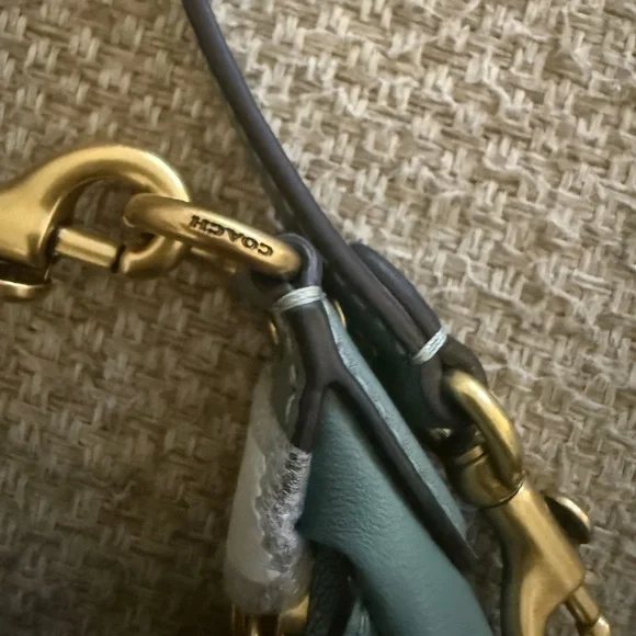 Coach Crescent Shoulder Bag in Sage - Picture 9 of 10